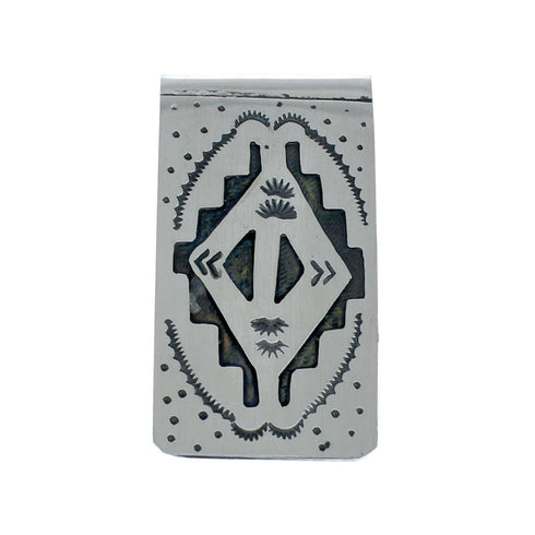 Genuine Sterling Silver Native American Money Clip SN20353